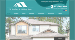 Desktop Screenshot of fbroofingsiding.com